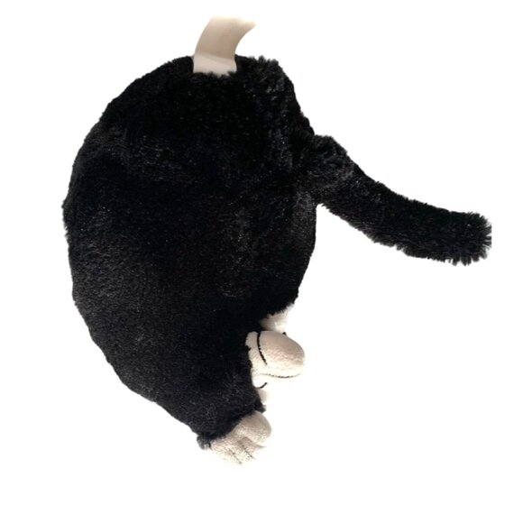 WMG 2010 Plush Black Cat Kitten Kitty 10 in Length Stuffed Animal Toy Soft, Fluf - Picture 6 of 6
